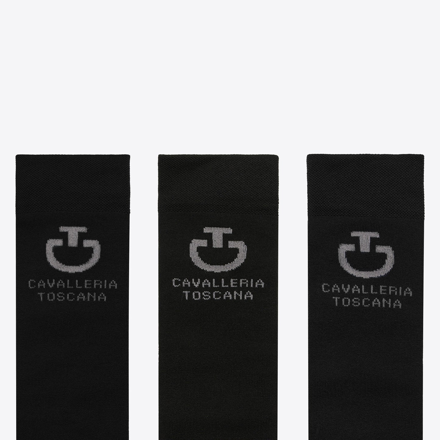 Cavalleria Toscana Jacquard logo 3 pack socks