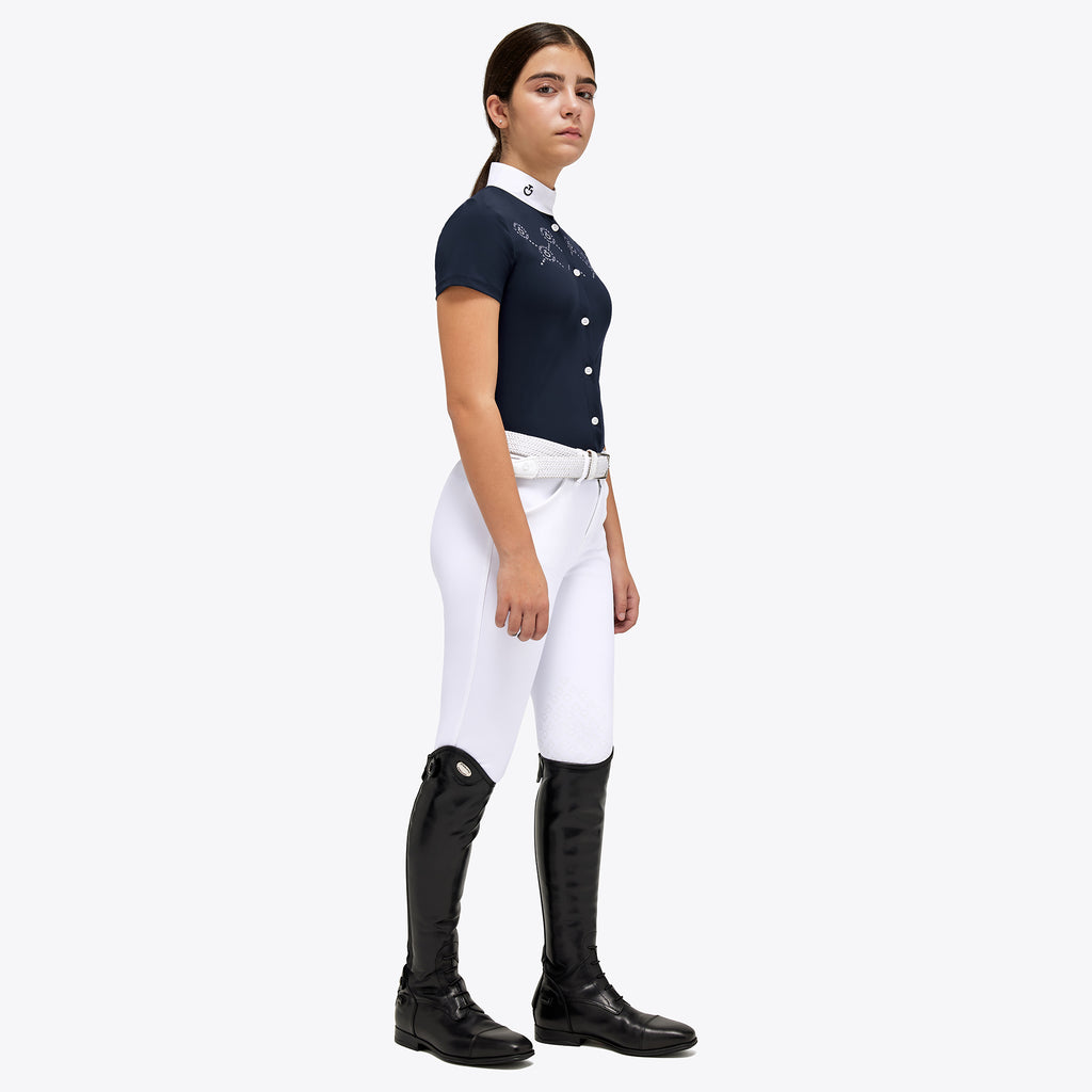 Cavalleria Toscana Mini Orbit Short Sleeve Show Shirt