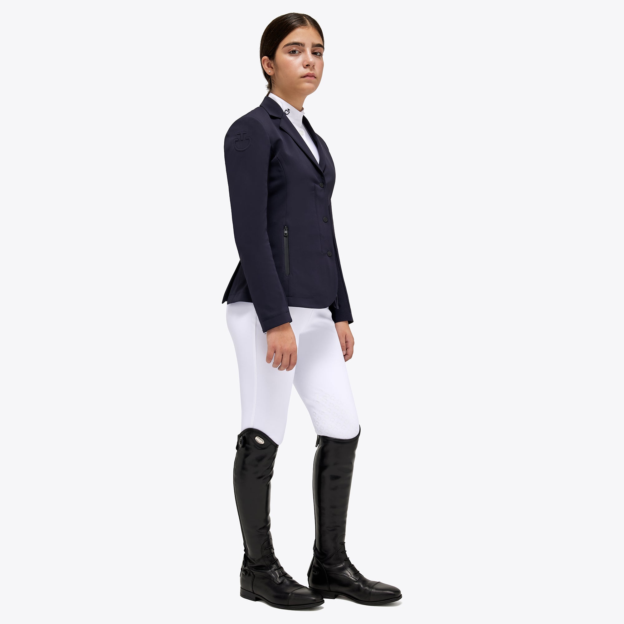 Cavalleria Toscana Girl's Competition Jacket with Zip