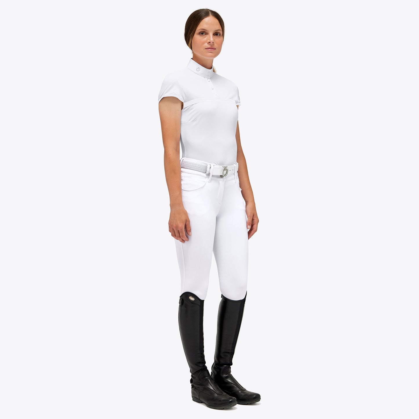 Women's mesh jersey competition polo