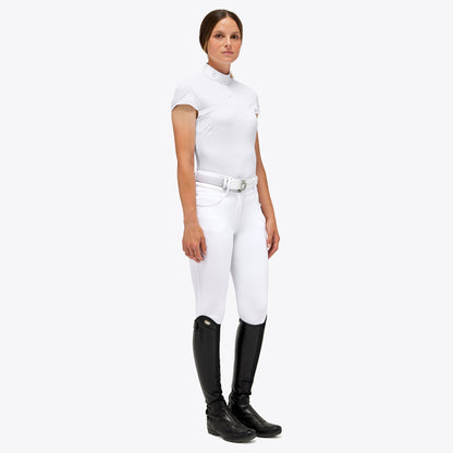 Women's mesh jersey competition polo