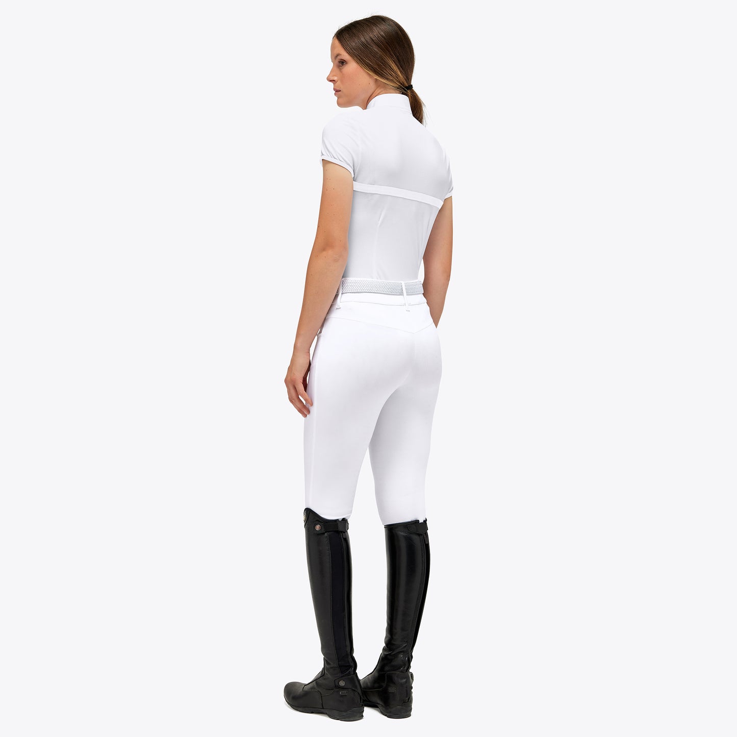 Women's mesh jersey competition polo