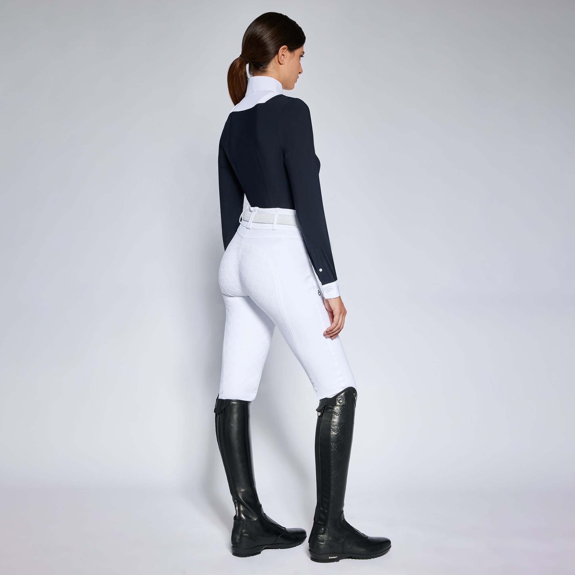 Cavalleria Toscana Women’s Competition Shirt With pleated bib