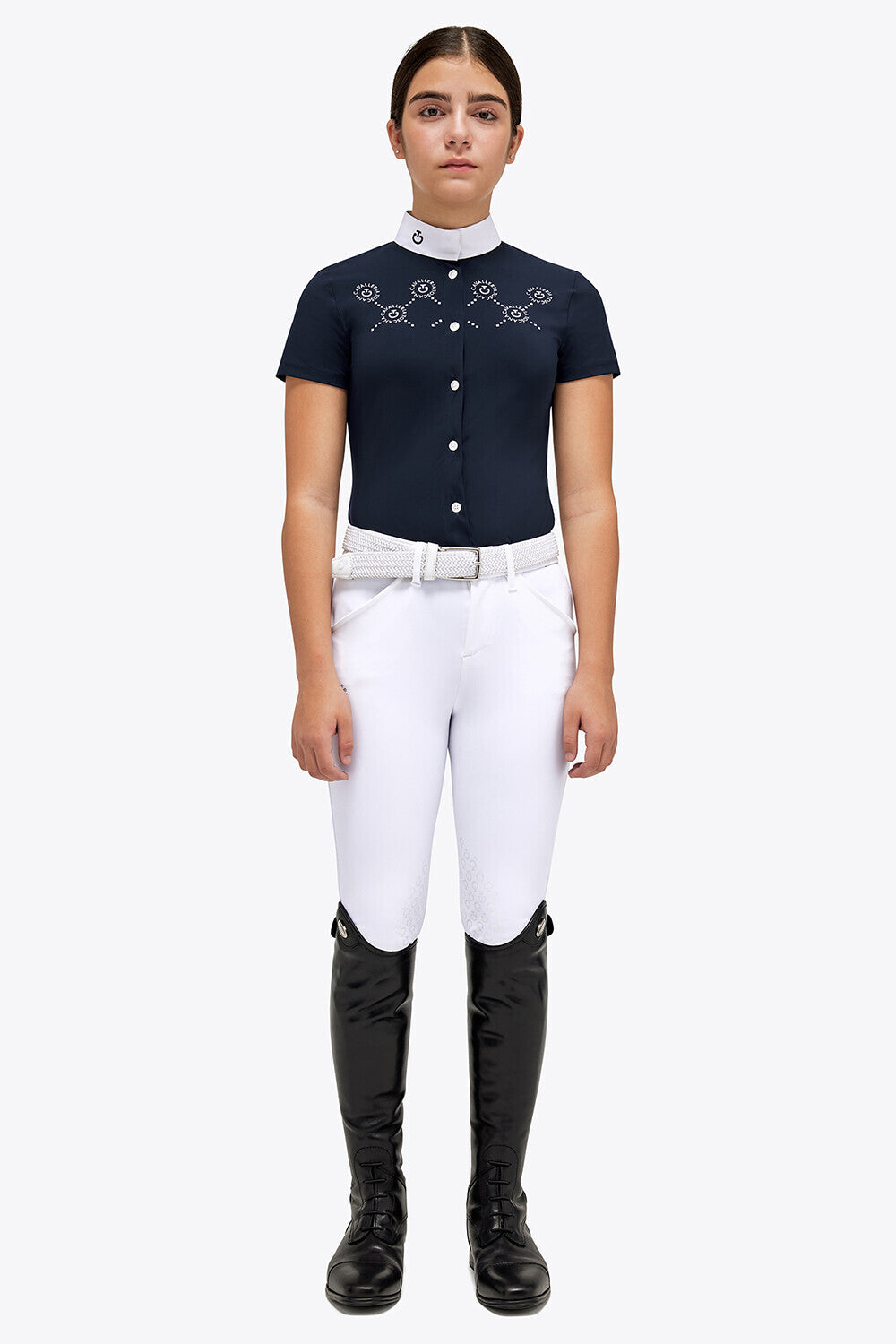 Cavalleria Toscana Mini Orbit Short Sleeve Show Shirt