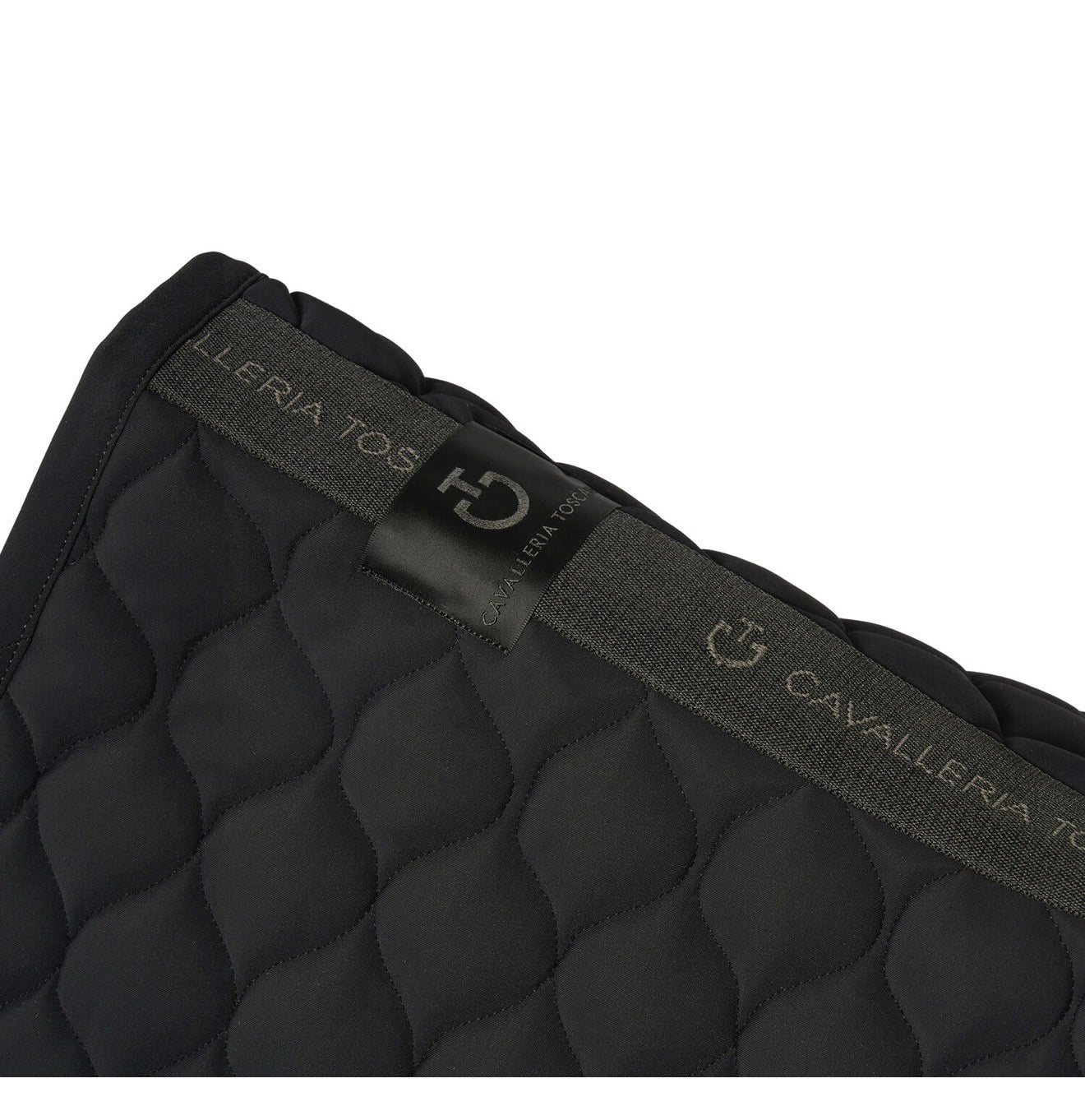 Cavalleria Toscana New Circular Quilted Jersey Dressage Saddle Pad