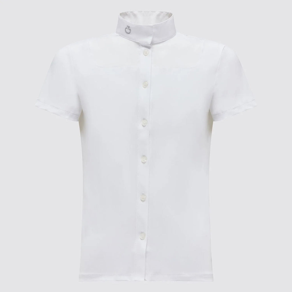 Cavalleria Toscana Girls Jersey Competition shirt with Poplin Bib