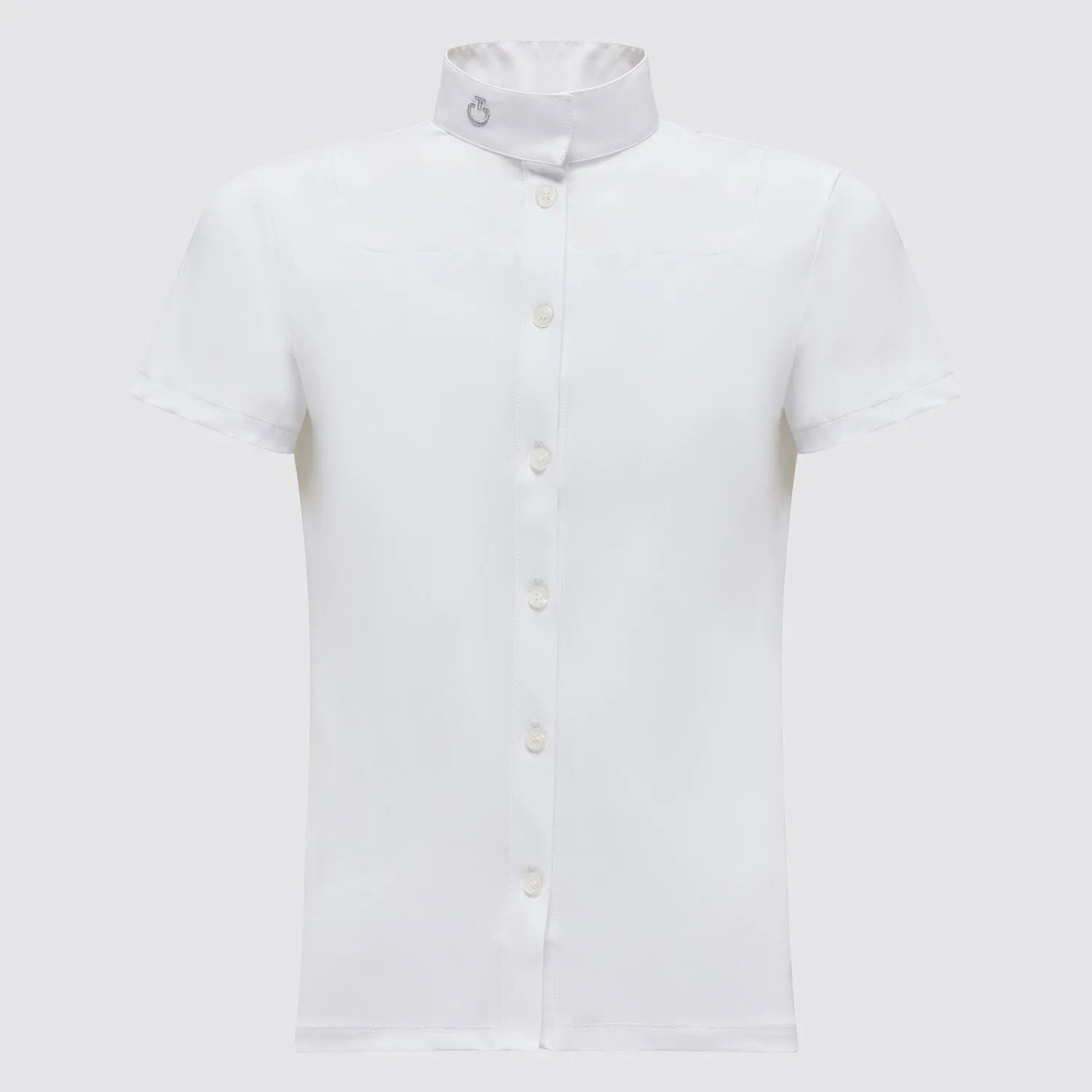 Cavalleria Toscana Girls Jersey Competition shirt with Poplin Bib