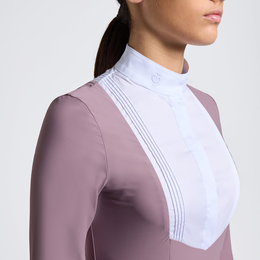 Cavalleria Toscana Girls Jersey competition shirt L/S with bib