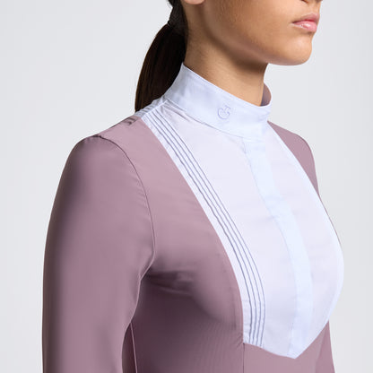Girls Jersey competition shirt L/S with bib