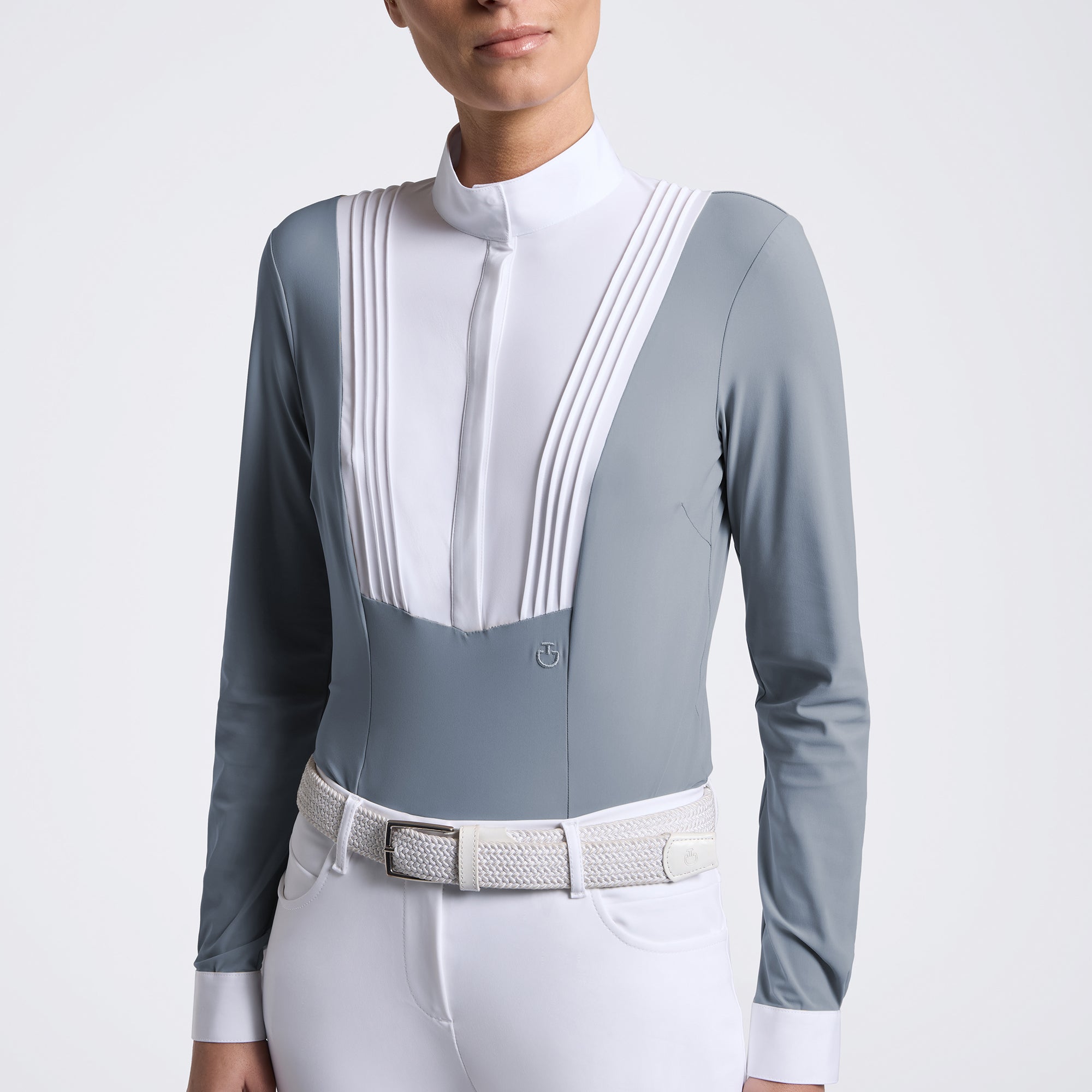 PRE-ORDER : Cavalleria Toscana Women’s American long sleeve show shirt