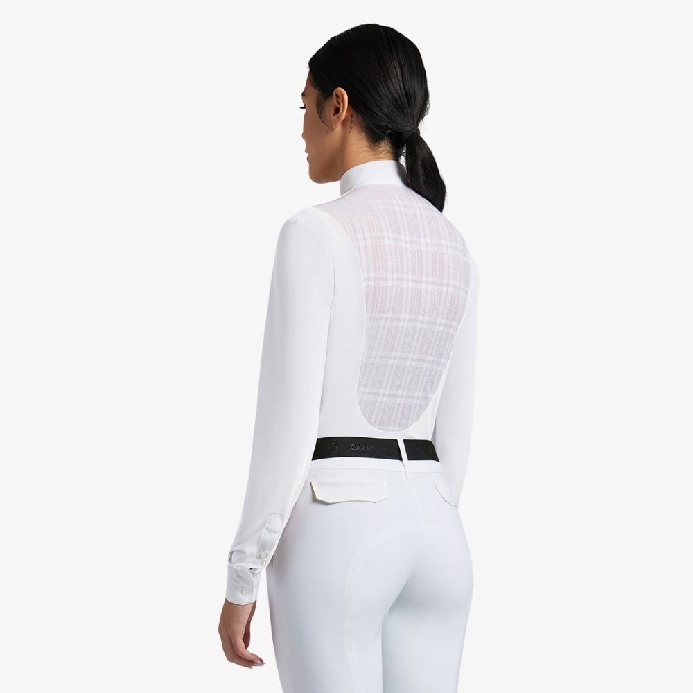 Cavalleria Toscana Jersey Competition Shirt With Sheer Back Bib