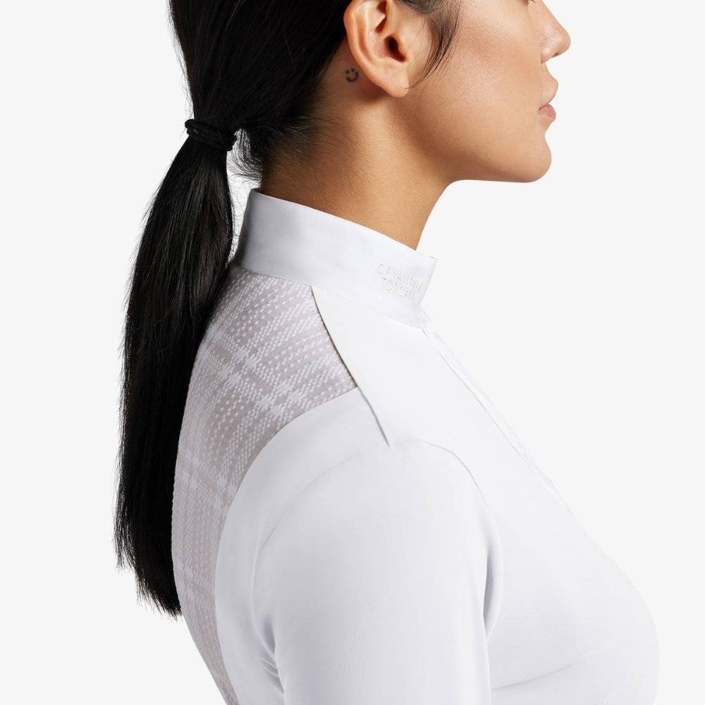 Cavalleria Toscana Jersey Competition Shirt With Sheer Back Bib