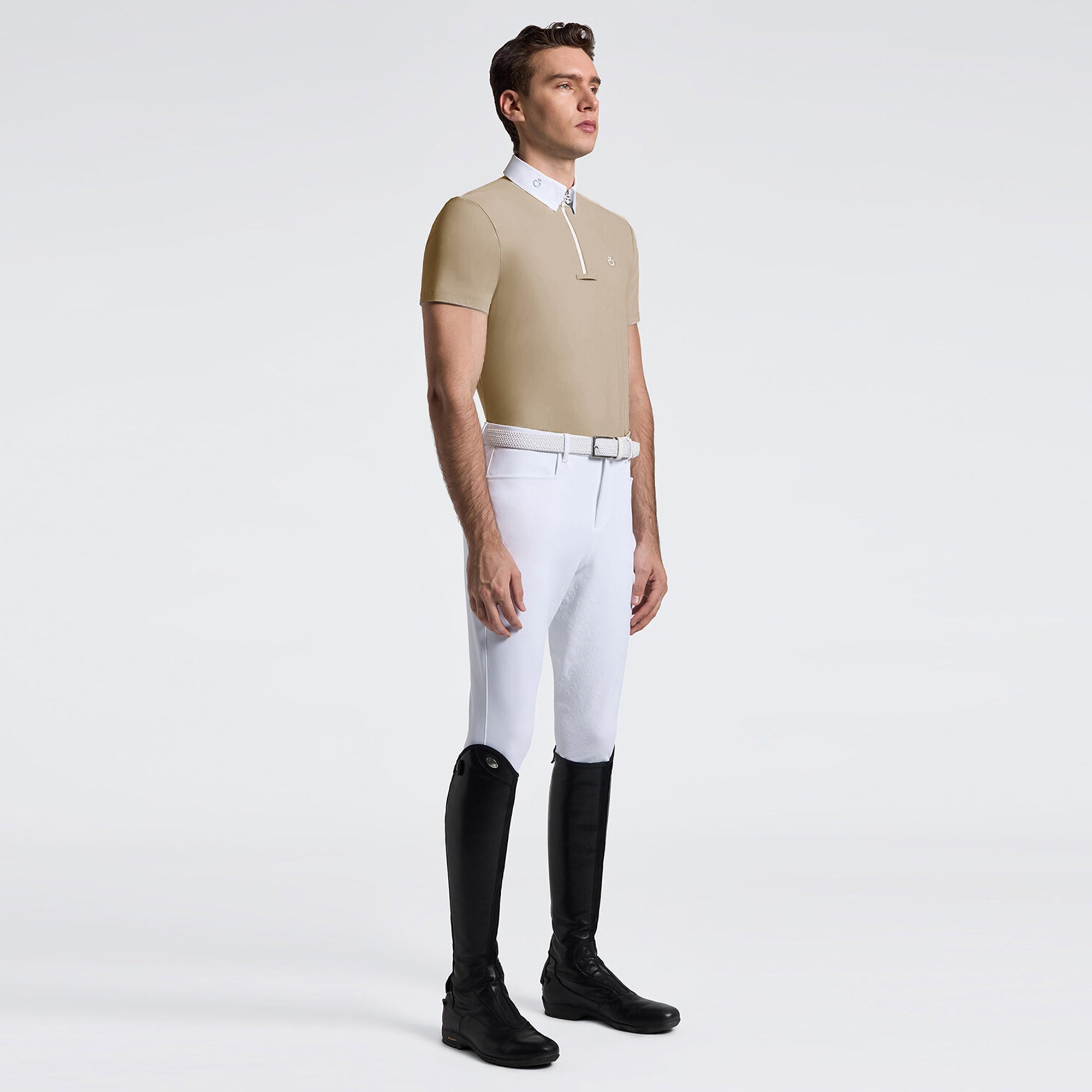 PRE-ORDER : Cavalleria Toscana Men’s short sleeve show shirt