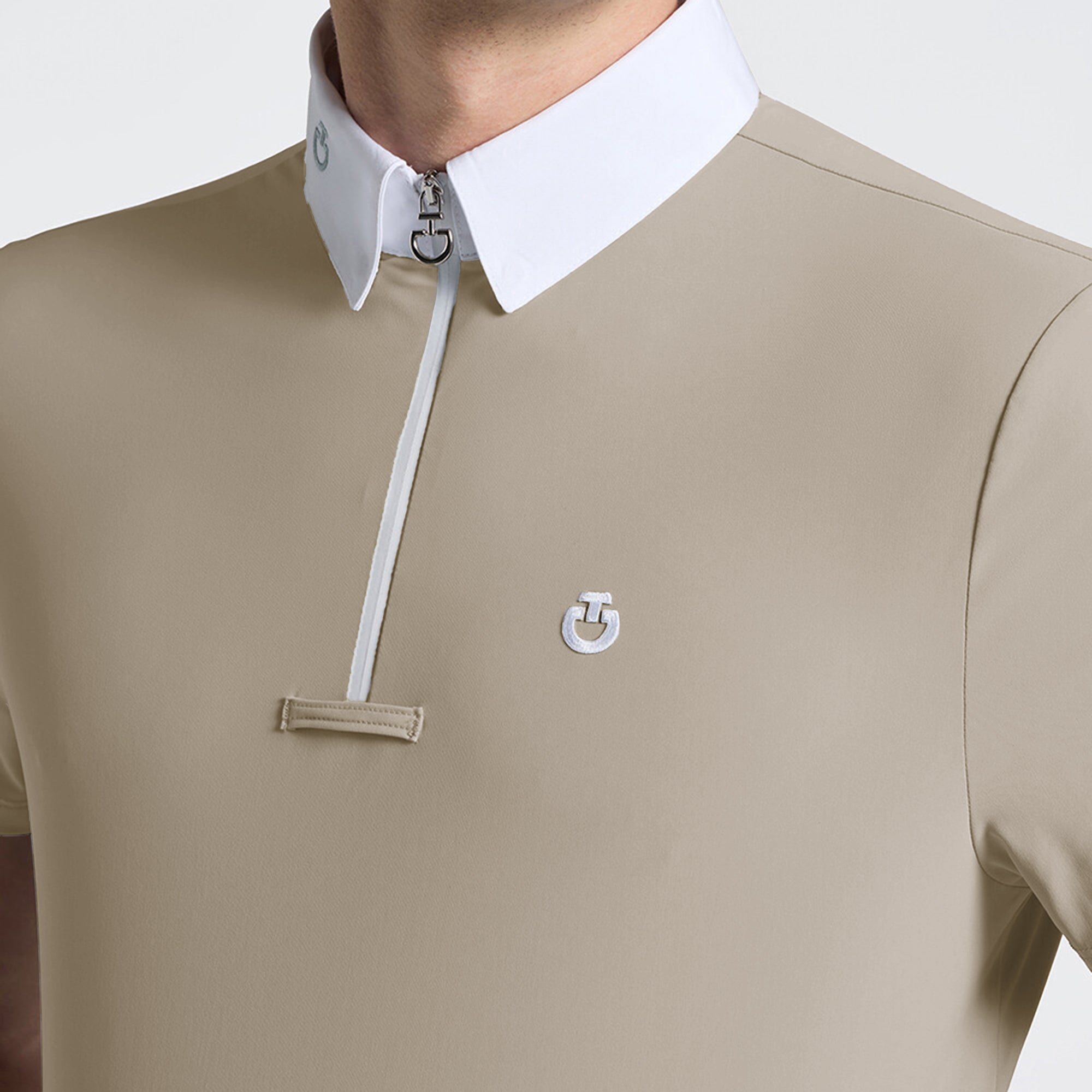 PRE-ORDER : Cavalleria Toscana Men’s short sleeve show shirt