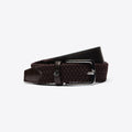 Cavalleria Toscana Women's leather & wool elastic belt