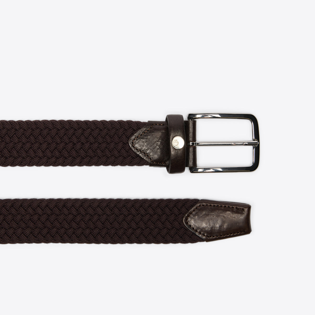 Cavalleria Toscana Women's leather & wool elastic belt