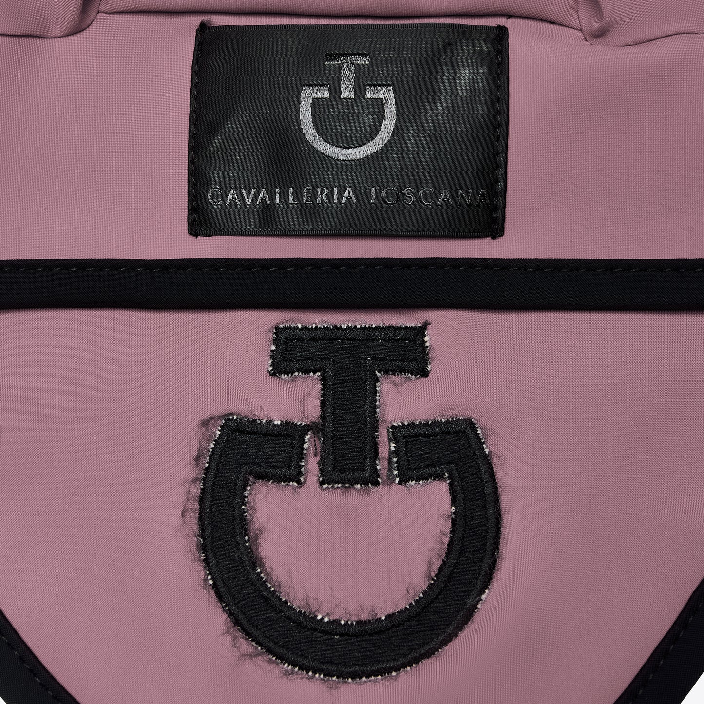 Diamond Quilted Jersey Jumping Saddle Pad & Earnet Set