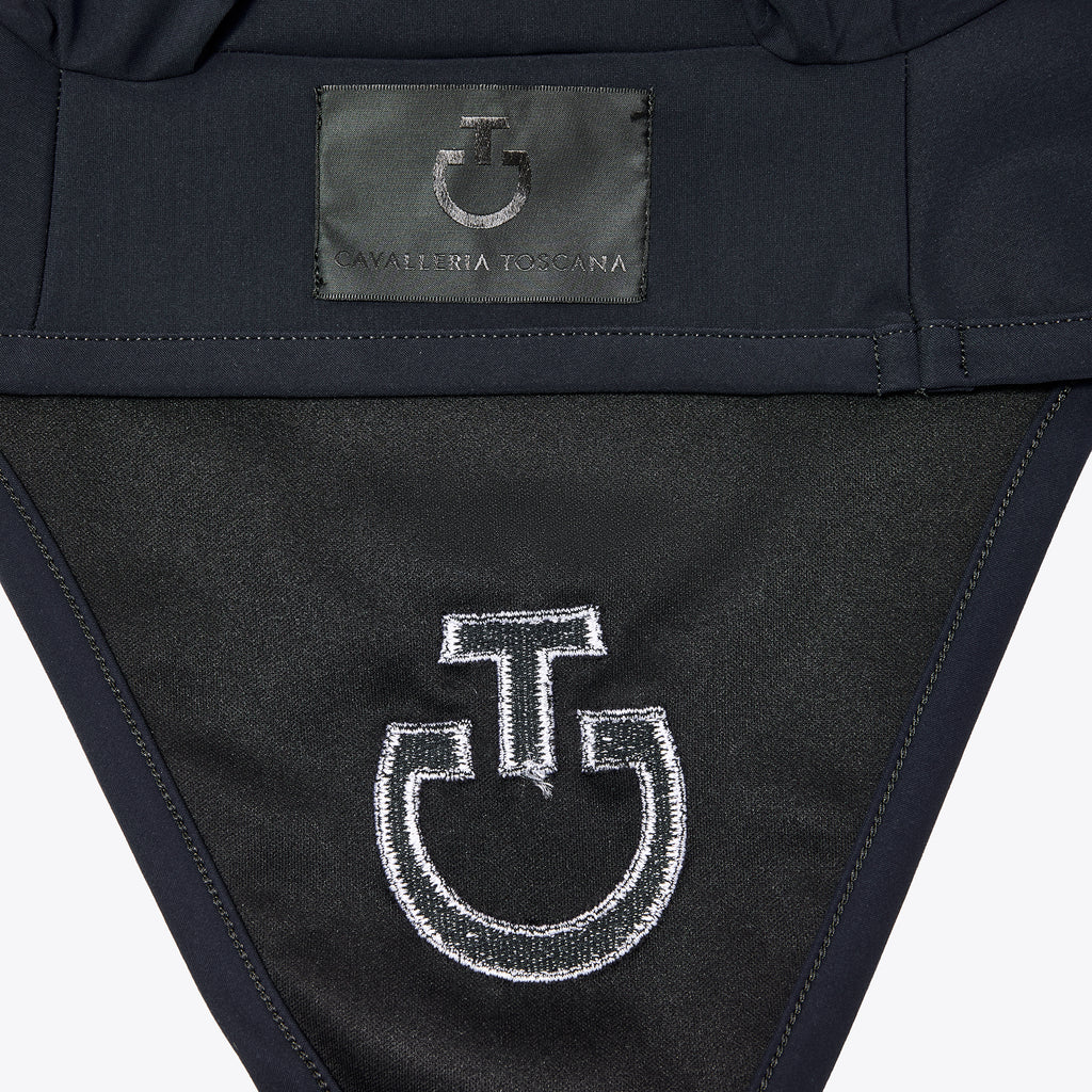 Diamond Quilted Jersey Jumping Saddle Pad & Attachable earnet set