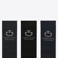 Cavalleria Toscana Jacquard logo 3 pack socks