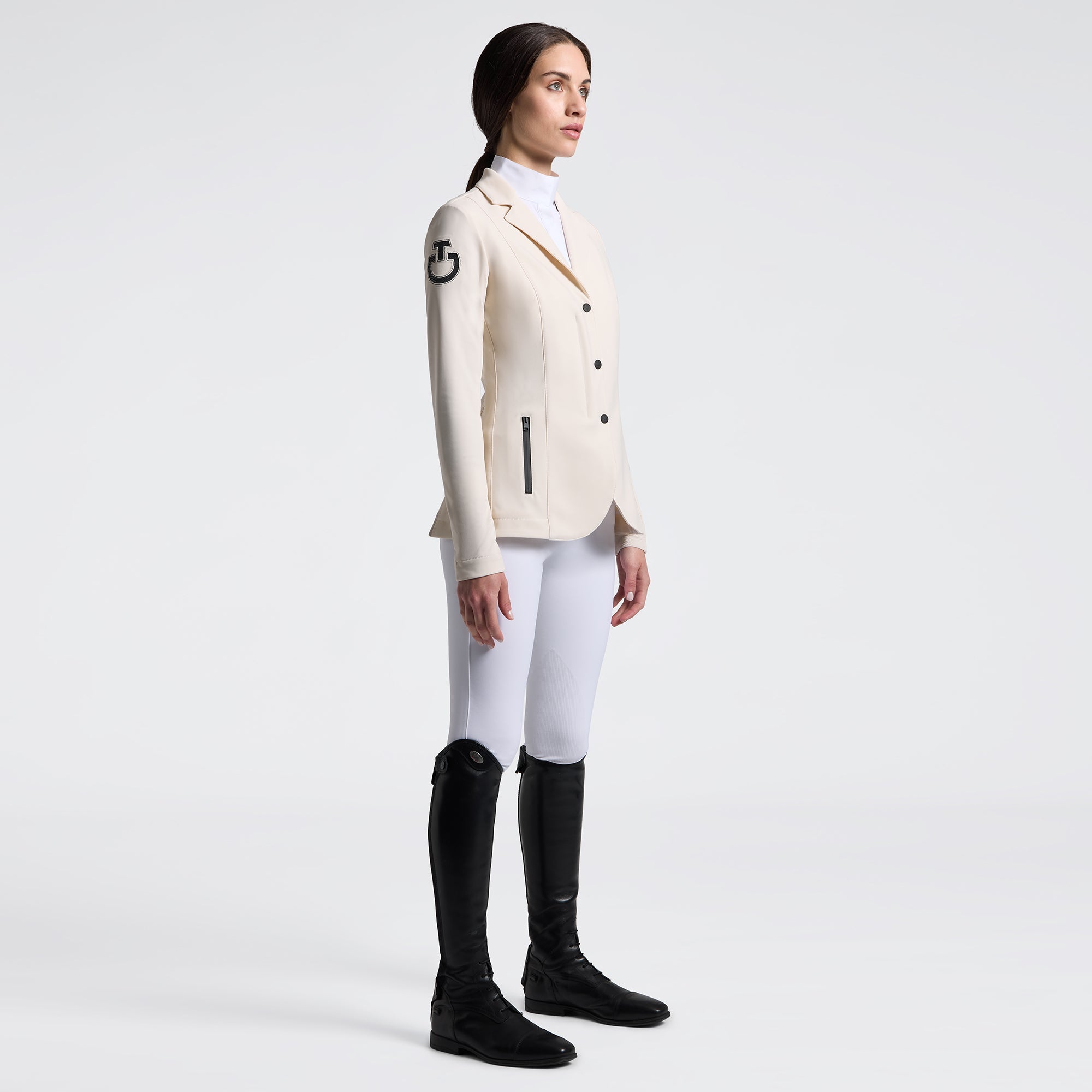 Cavalleria Toscana Women’s Competition Jacket with zip inserts in Technical Mesh