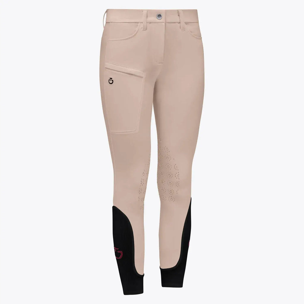 Cavalleria Toscana Young Rider Color Grip Breeches with Zip pocket