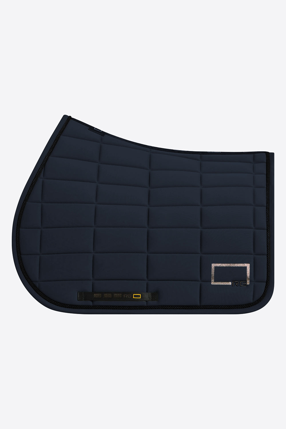 Riders Gene logo strass jersey jumping saddle pad