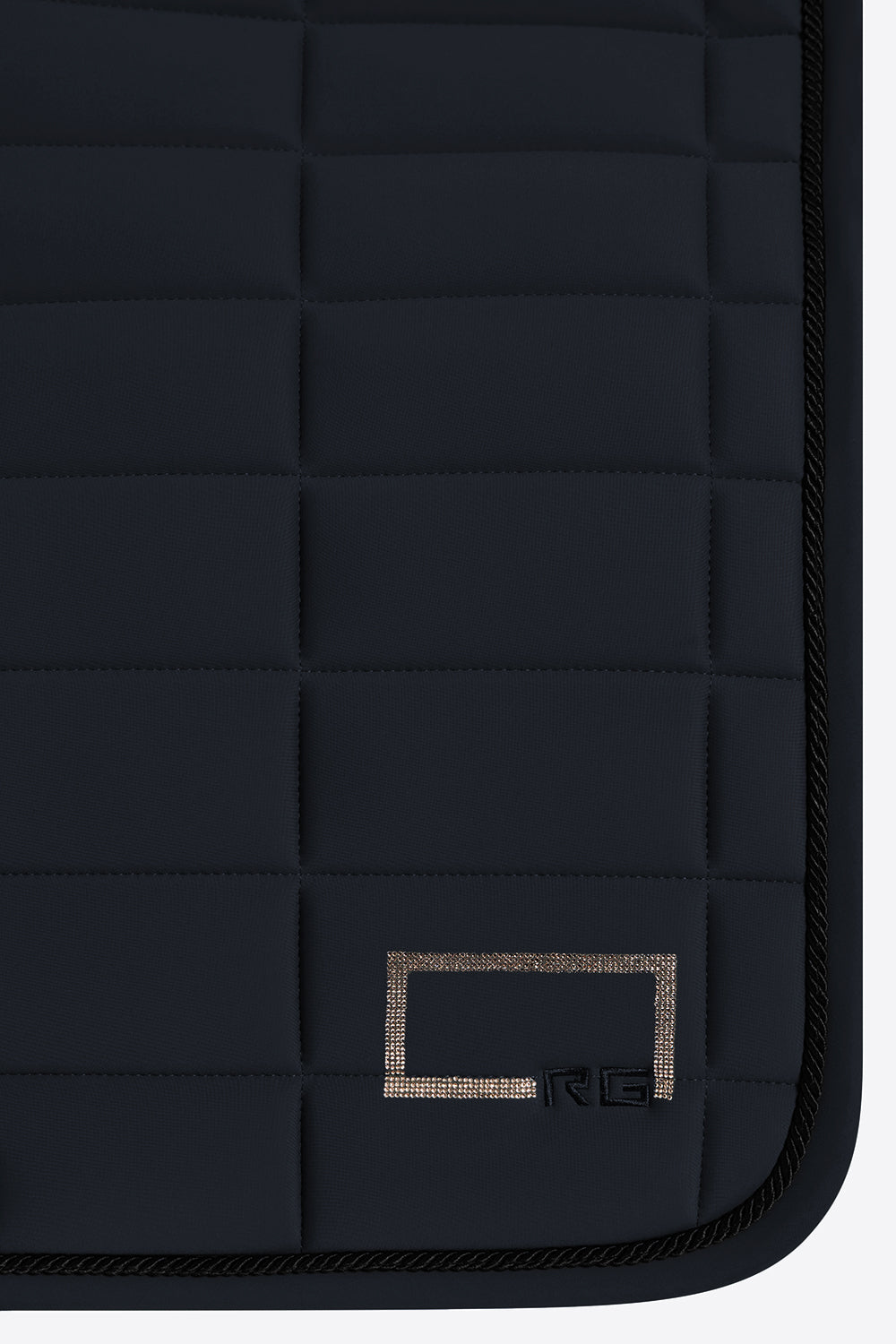 Riders Gene logo strass jersey jumping saddle pad