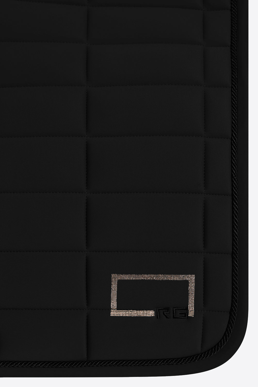 Riders Gene logo strass jersey jumping saddle pad