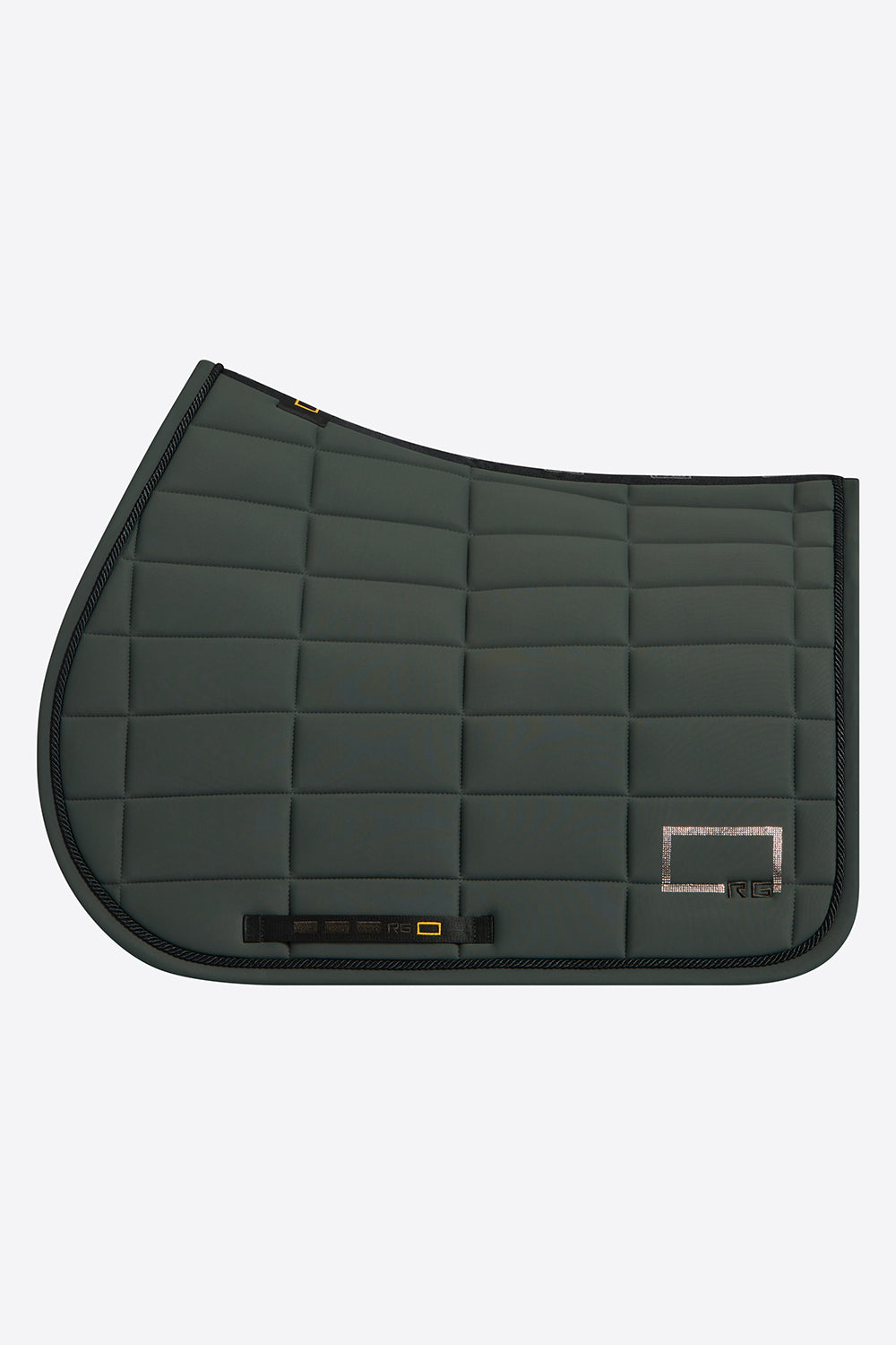 Riders Gene logo strass jersey jumping saddle pad