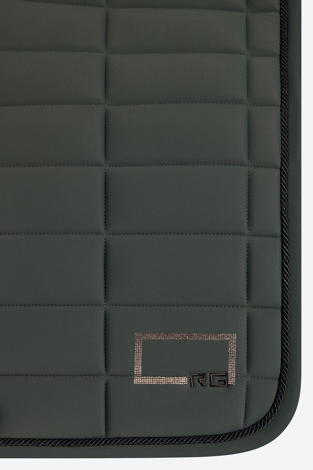 Riders Gene logo strass jersey jumping saddle pad