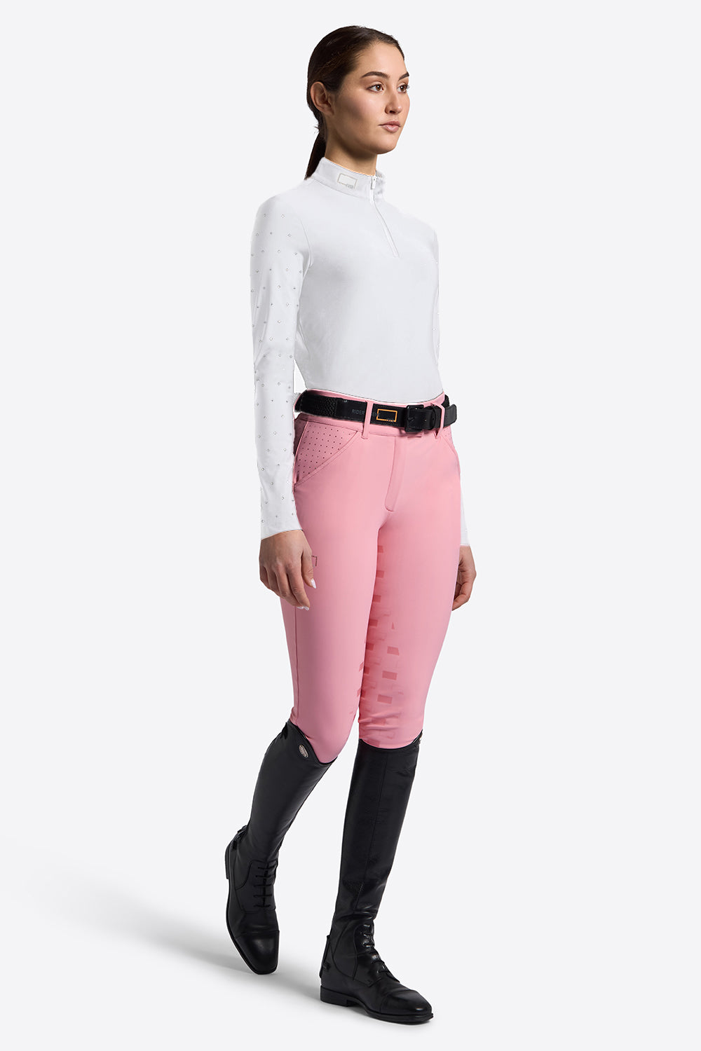 Riders Gene Women's L/S Show shirt with strass