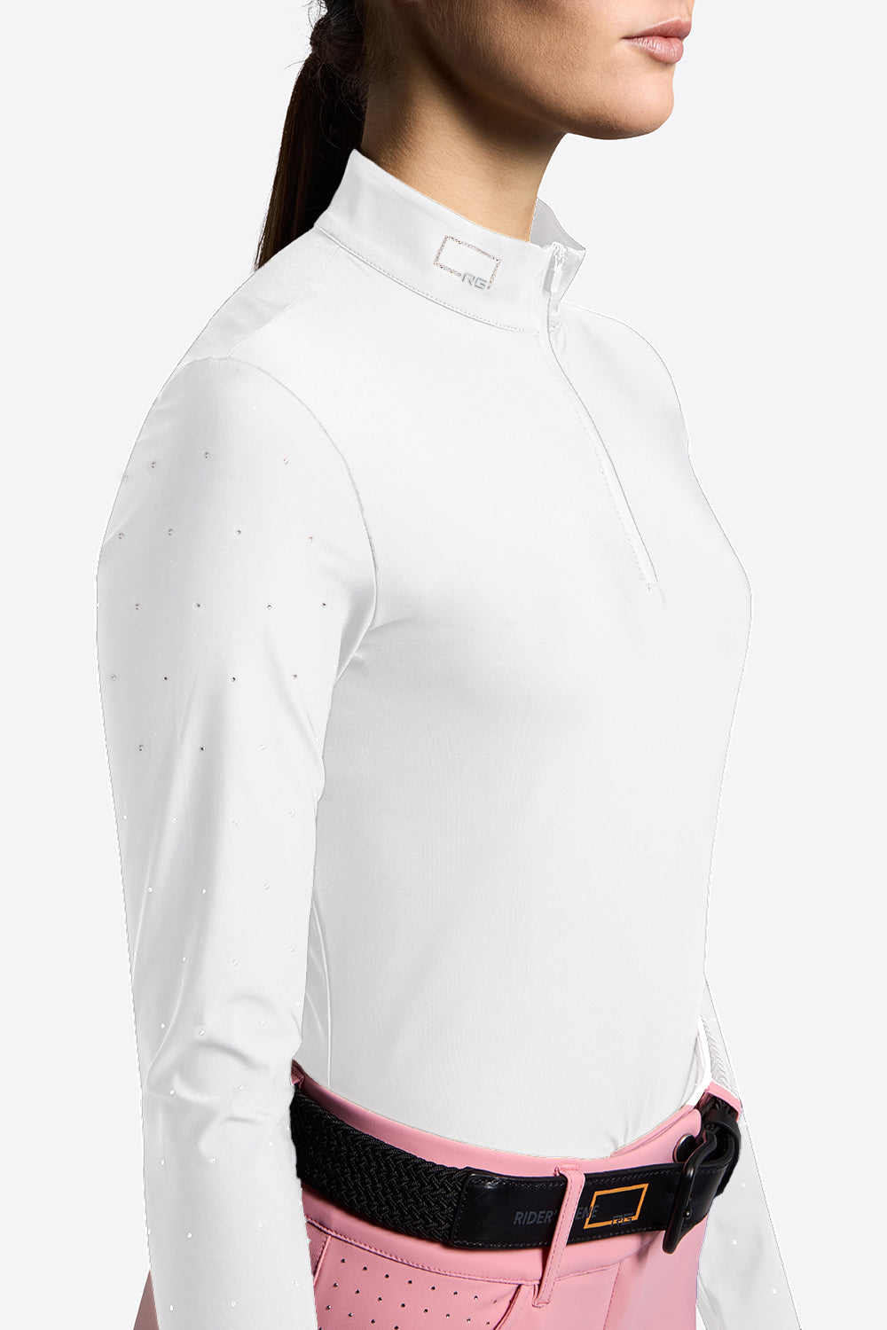 Riders Gene Women's L/S Show shirt with strass