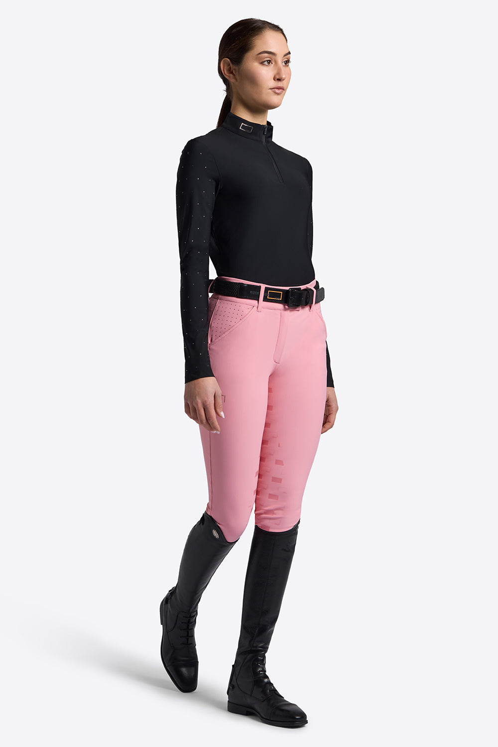 Riders Gene Women's L/S Show shirt with strass