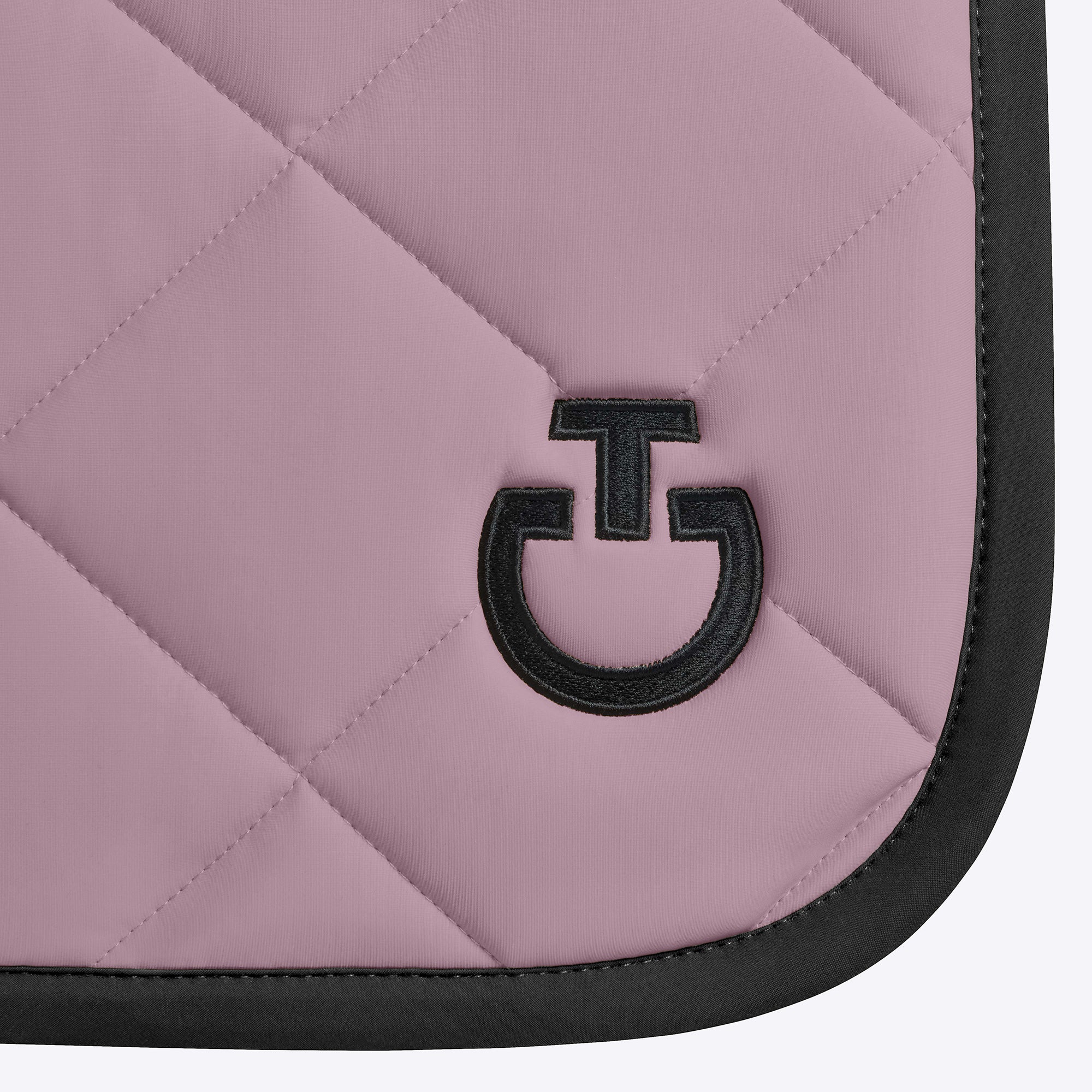 Diamond Quilted Jersey Jumping Saddle Pad & Earnet Set
