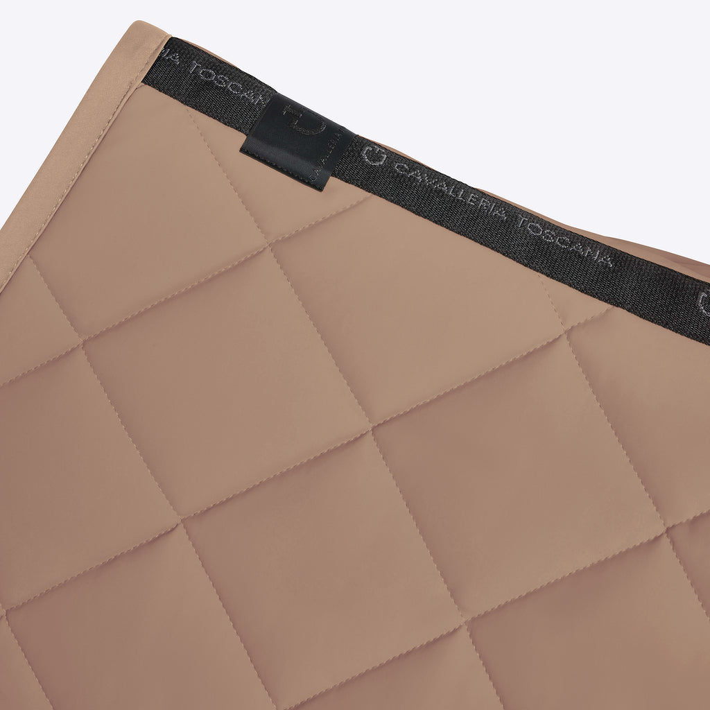 Diamond Quilted Jersey Jumping Saddle Pad & Earnet Set