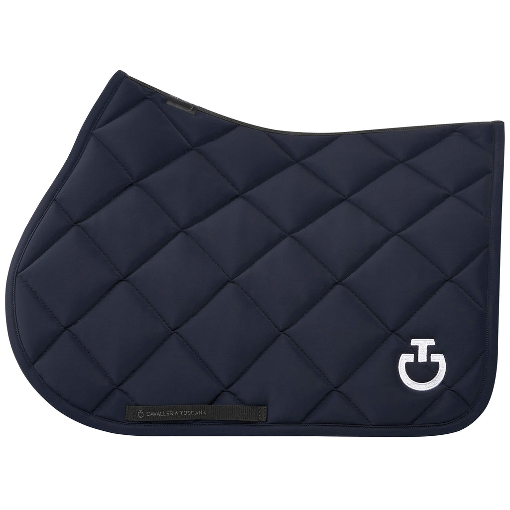 Diamond Quilted Jersey Jumping Saddle Pad & Attachable earnet set