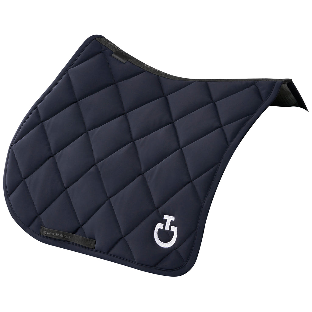 Diamond Quilted Jersey Jumping Saddle Pad & Attachable earnet set