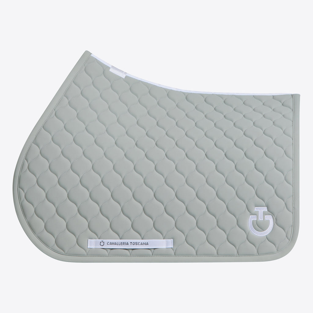Cavalleria Toscana Jumping saddle pad with circular quilting