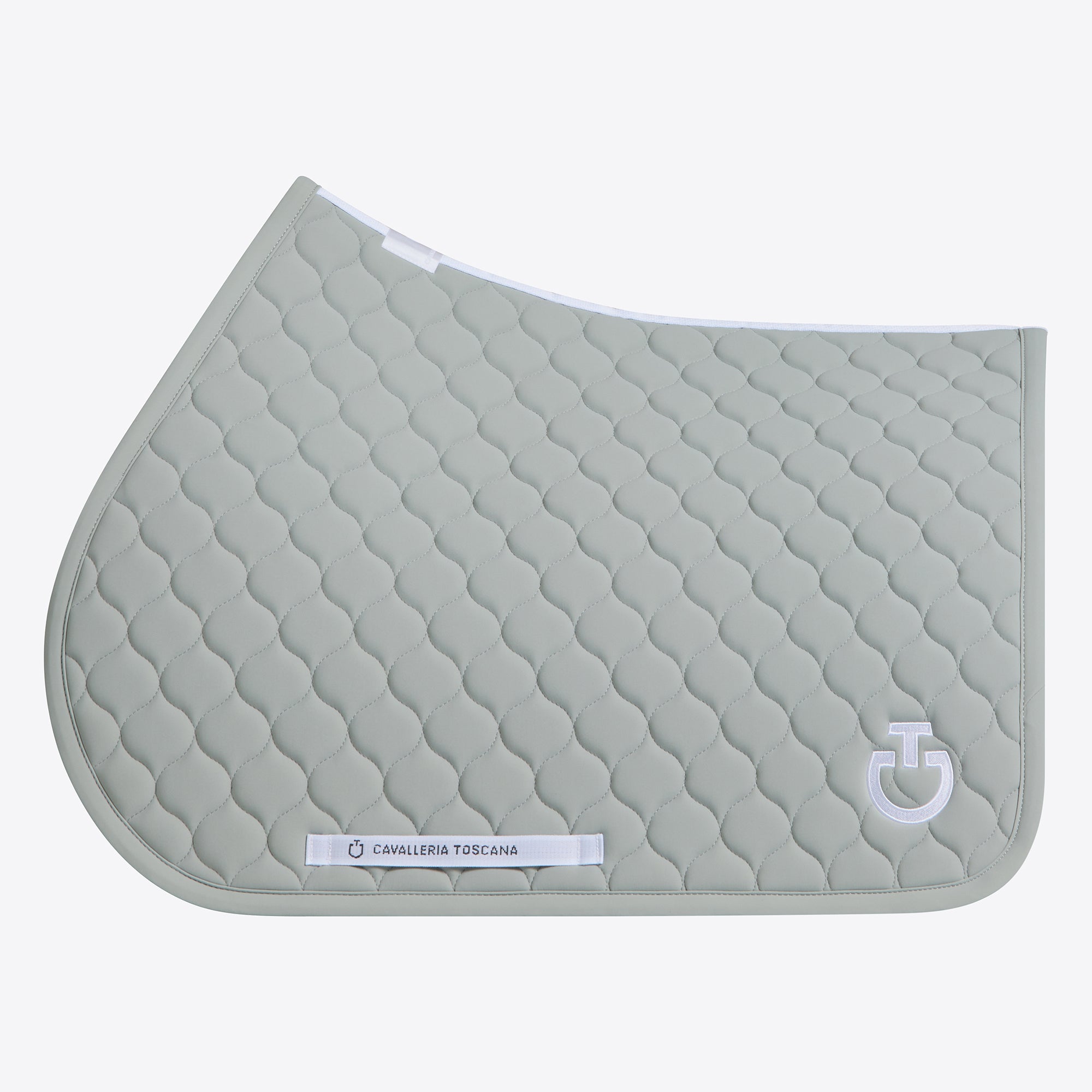 Cavalleria Toscana Jumping saddle pad with circular quilting