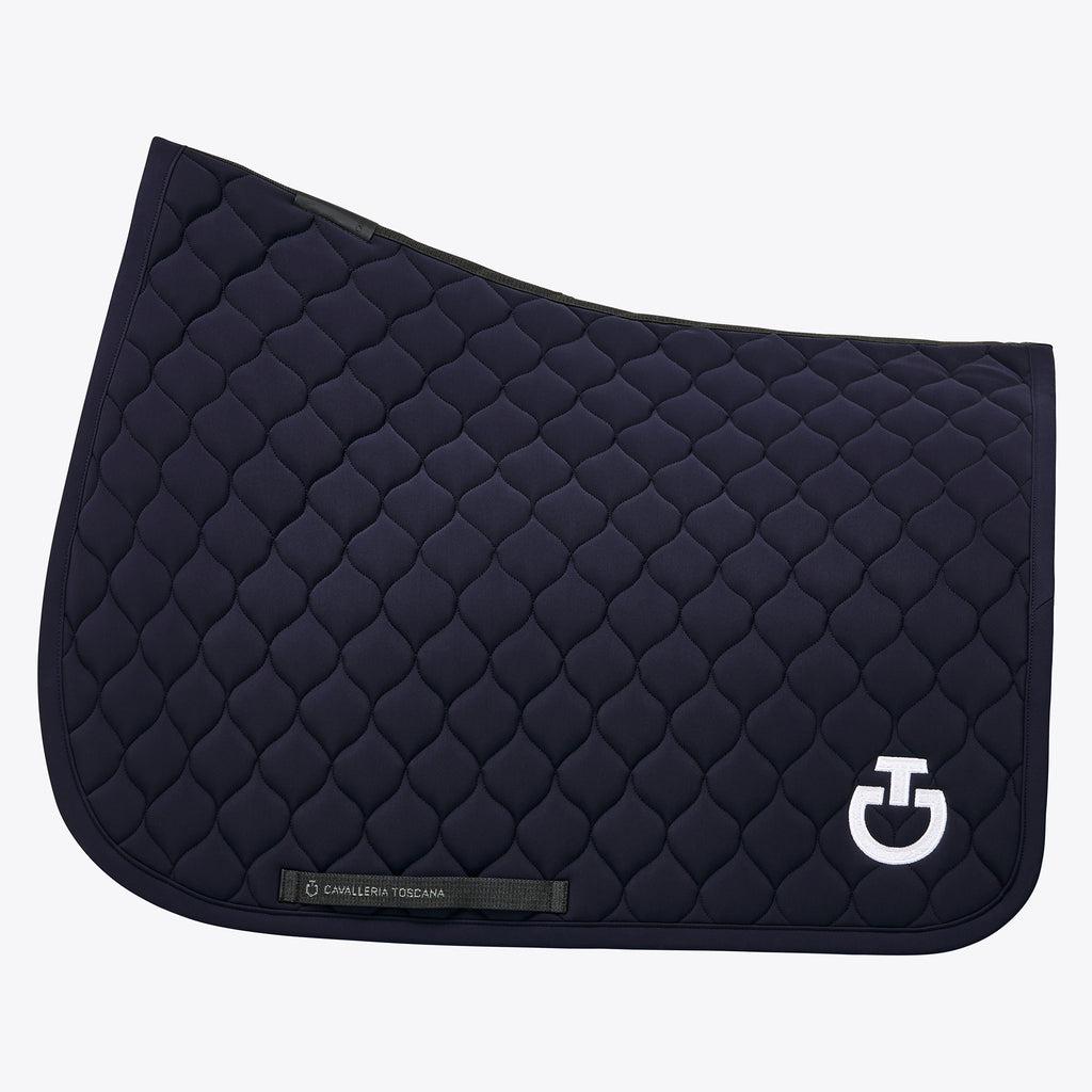 Cavalleria Toscana Jumping saddle pad with circular quilting