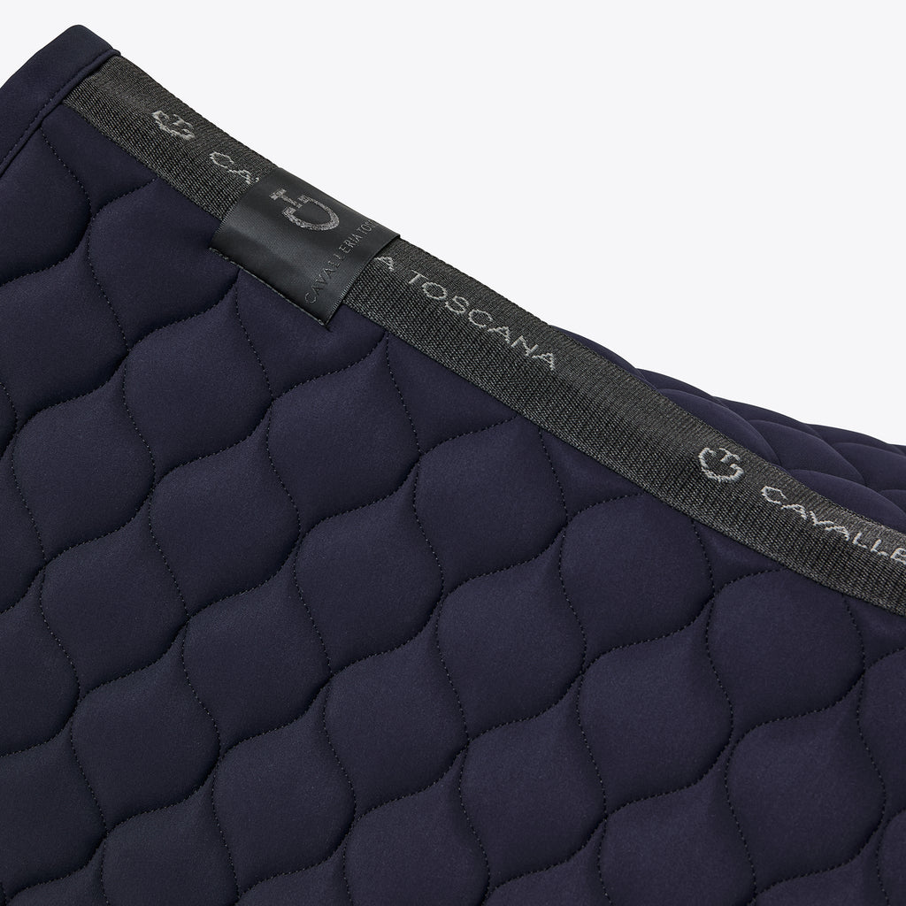 Cavalleria Toscana Jumping saddle pad with circular quilting