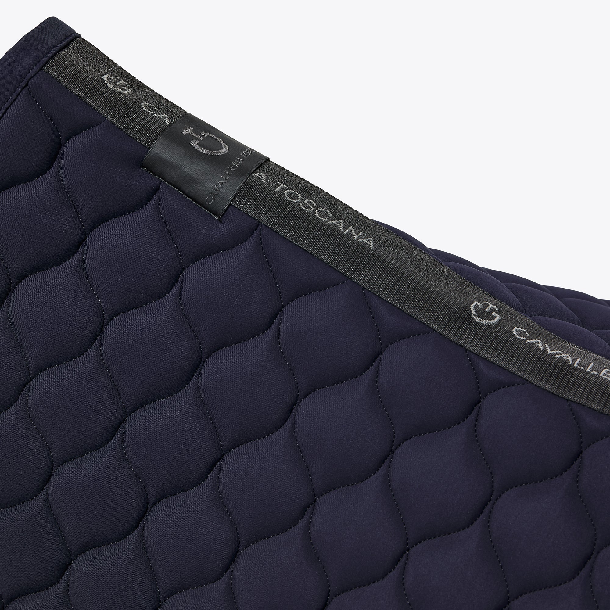 Cavalleria Toscana Jumping saddle pad with circular quilting