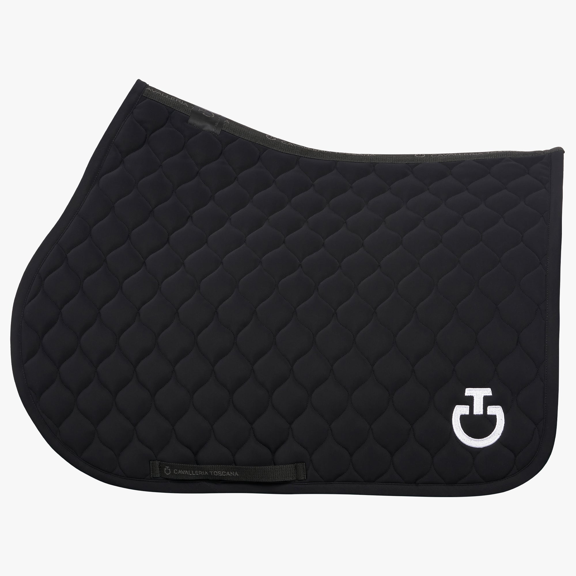 Cavalleria Toscana Circular Quilted Jumping Saddle Pad & Soundless Ears