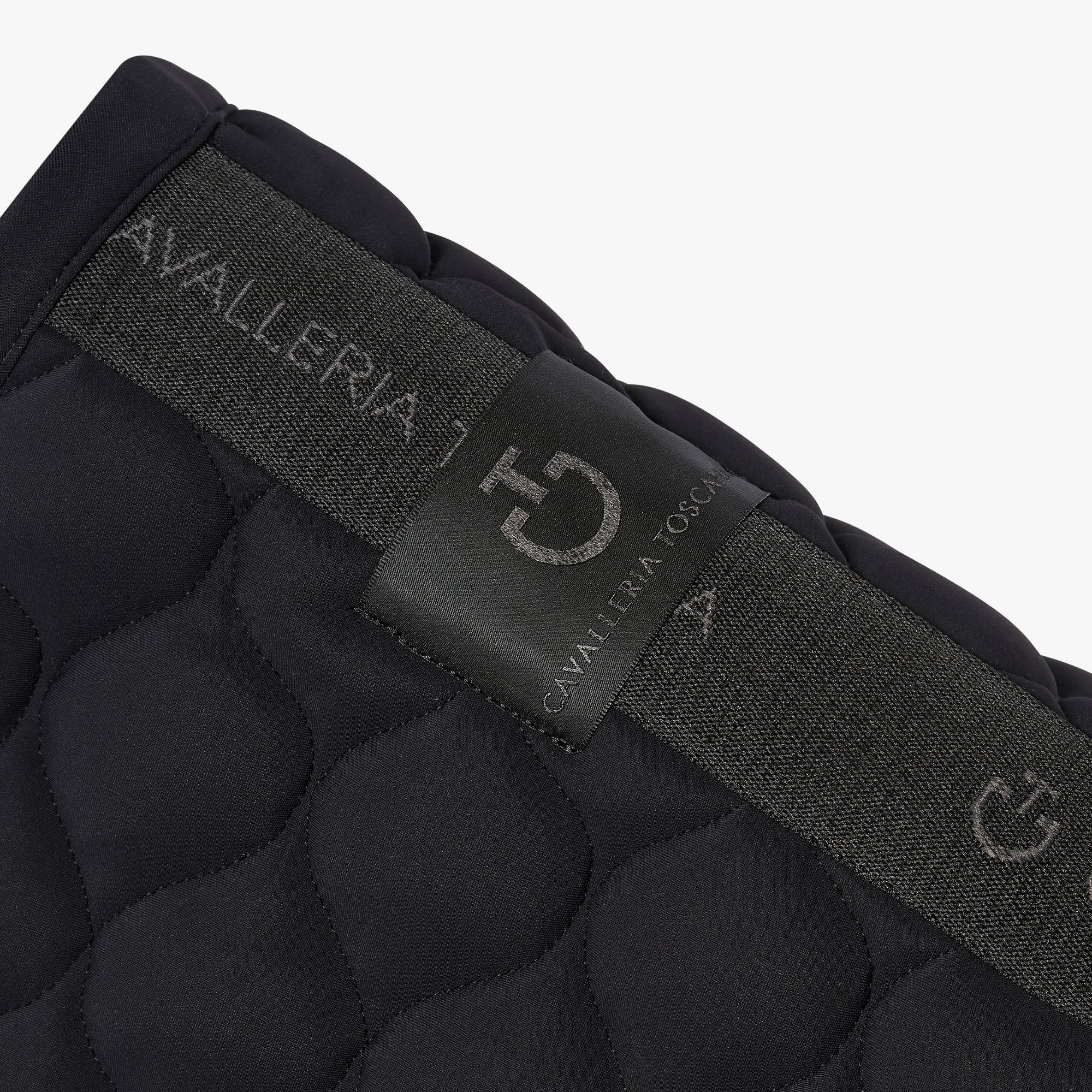 Cavalleria Toscana Circular Quilted Jumping Saddle Pad & Soundless Ears