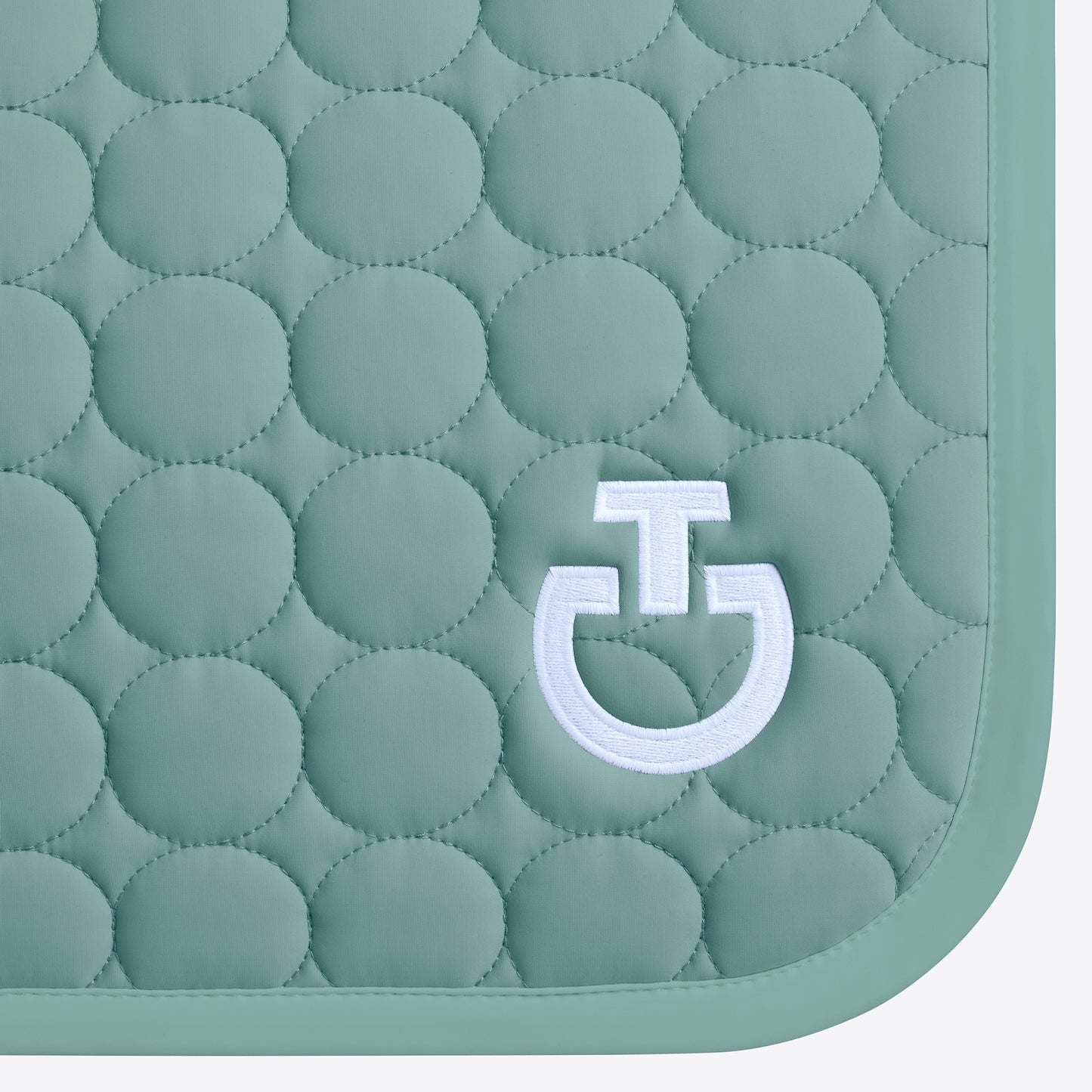 Cavalleria Toscana Circle Quilted Jumping Saddle Pad & Earnet Set