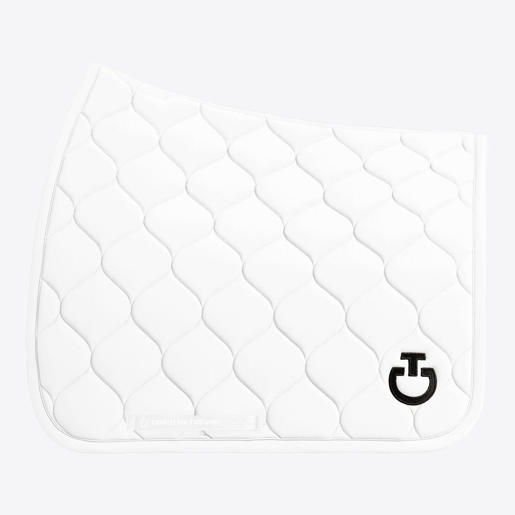 PRE-ORDER : Cavalleria Toscana New Circular Quilted Jersey Dressage saddle pad