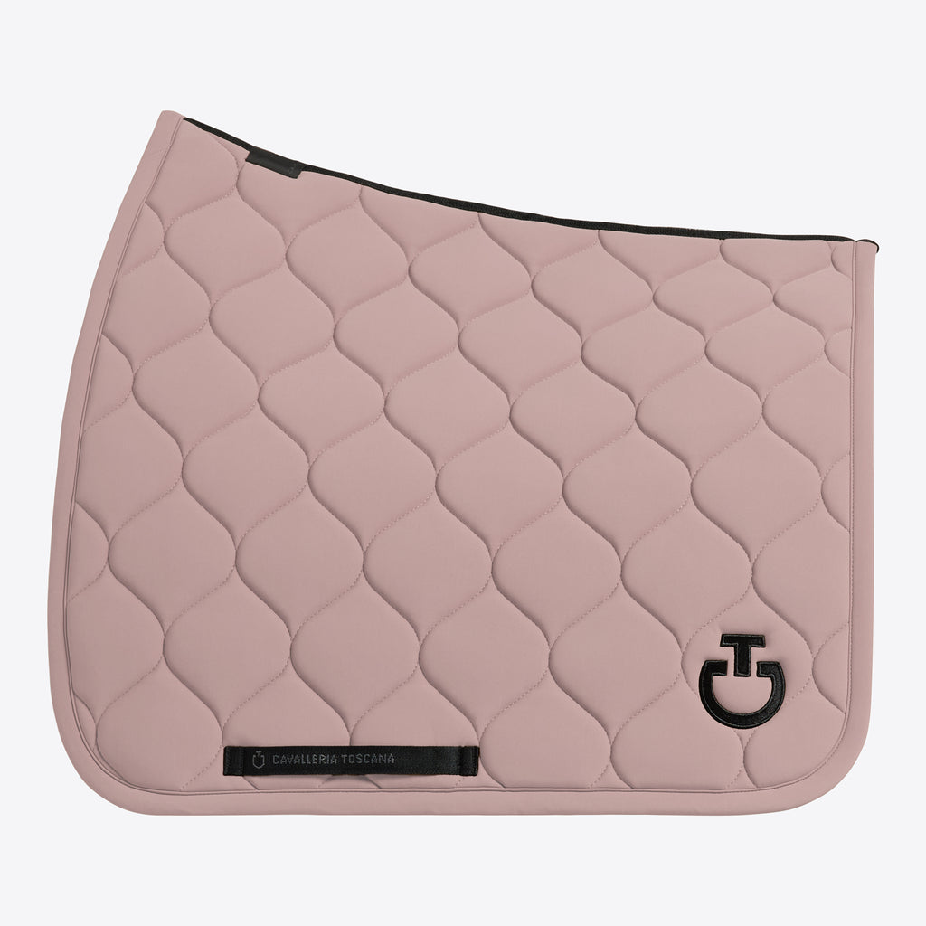 PRE-ORDER : Cavalleria Toscana New Circular Quilted Jersey Dressage saddle pad