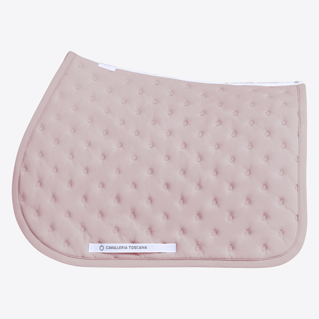 PRE-ORDER : Cavalleria Toscana Embroidery Quilted jumping saddle pad