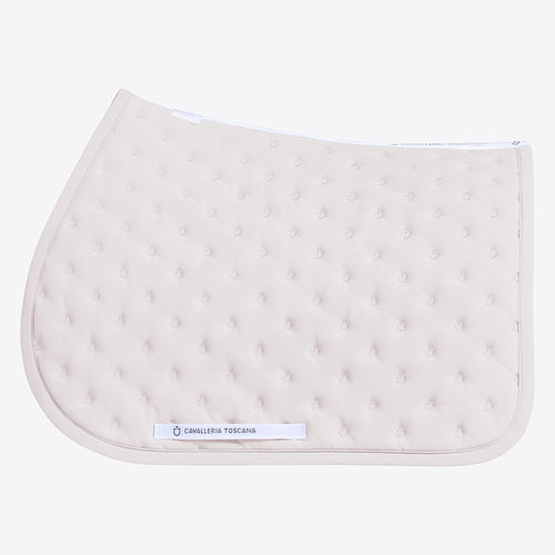 Cavalleria Toscana Embroidery Quilted jumping saddle pad