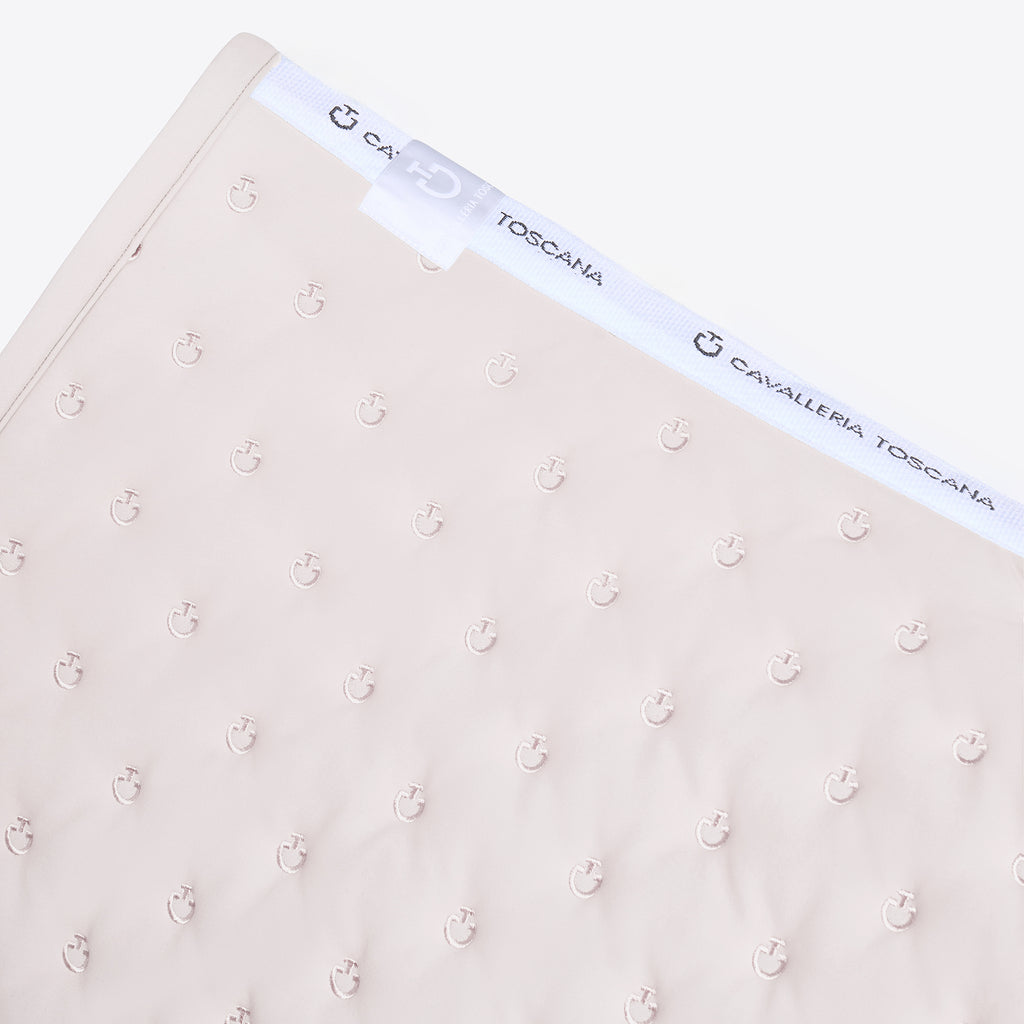 PRE-ORDER : Cavalleria Toscana Embroidery Quilted jumping saddle pad